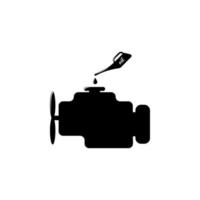 auto motore vettore icona illustrazione