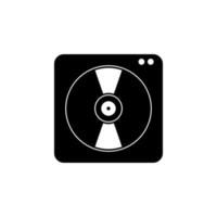 grammofono vettore icona illustrazione