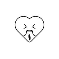 ubriaco emoji vettore icona illustrazione