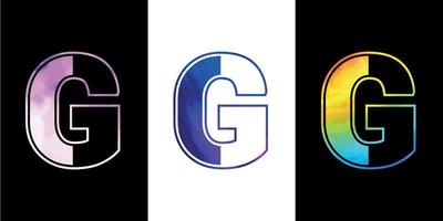 lettera g logo design vettore modello. creativo moderno lussuoso logotipo per aziendale attività commerciale identità