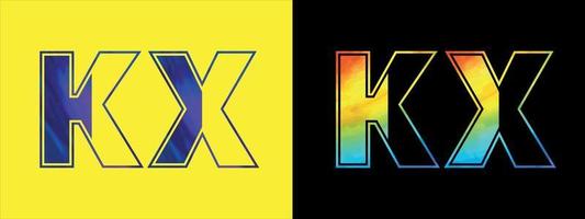 iniziale lettera kx logo icona vettore design modello. premio lussuoso logotipo per aziendale attività commerciale identità