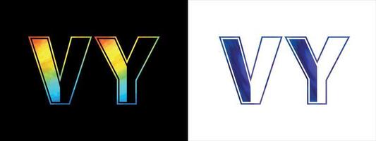 iniziale lettera vy logo icona vettore design modello. premio lussuoso logotipo per aziendale attività commerciale identità