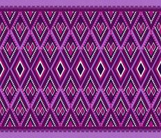 colorato etnico popolare geometrico senza soluzione di continuità modello viola nel vettore illustrazione design per tessuto, stuoia, tappeto, sciarpa, involucro carta, piastrella e Di Più
