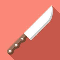 cucina coltello isolato vettore illustrazione sfondo