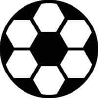 calcio icona vettore . calcio palla icona nel semplice stile