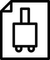 valigia vettore illustrazione su un' sfondo.premio qualità simboli.vettore icone per concetto e grafico design.