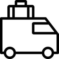 illustrazione vettoriale di furgone su uno sfondo. simboli di qualità premium. icone vettoriali per il concetto e la progettazione grafica.