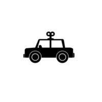 meccanico auto bambino giocattolo vettore icona illustrazione