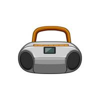 suono Boombox Audio cartone animato vettore illustrazione
