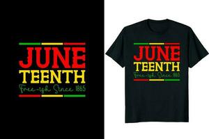 juneteenth giorno maglietta design vettore