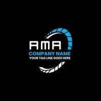 AMA lettera logo creativo design con vettore grafico, AMA semplice e moderno logo.