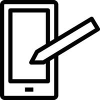 illustrazione vettoriale del telefono su uno sfondo. simboli di qualità premium. icone vettoriali per il concetto e la progettazione grafica.