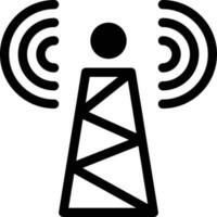 illustrazione vettoriale dell'antenna su uno sfondo. simboli di qualità premium. icone vettoriali per il concetto e la progettazione grafica.