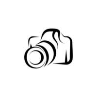 logo telecamera vettore icona illustrazione