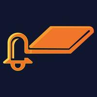 illustrazione di un' serratura con chiave vettore