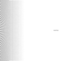 trama di linee d'onda a strisce diagonali deformate astratte vettore