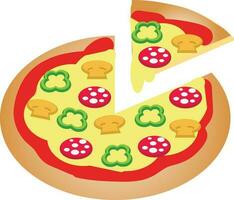 Pizza illustrazione vettore