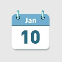 gennaio calendario simbolo vettore icon.time gestione. vacanze icona. Scadenza icona. ui elementi. pianificazione.