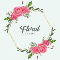 floreale telaio Vintage ▾ fiore modello vettore