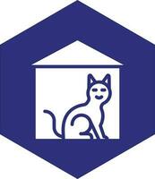 animale domestico Casa vettore icona design