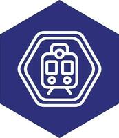 Ferrovia attraversamento vettore icona design