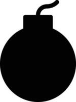 illustrazione vettoriale della bomba su uno sfondo. simboli di qualità premium. icone vettoriali per il concetto e la progettazione grafica.