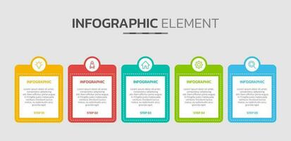 creativo Infografica design modello vettore