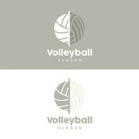 pallavolo logo, sport semplice disegno, mondo gli sport torneo vettore, illustrazione simbolo icona vettore