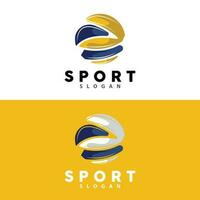 pallavolo logo, sport semplice disegno, mondo gli sport torneo vettore, illustrazione simbolo icona vettore