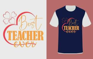 insegnante tipografia grafico disegno, per maglietta stampe, vettore illustrazione.