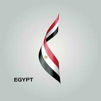 Egitto rivoluzione giorno bandiera nastro. design di saluto carte, striscioni, volantini, volantini, sociale media. vettore illustrazione