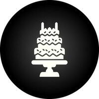 compleanno torta vettore icona