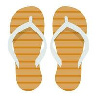 arancia estate ciabatte infradito vettore illustrazione pantofola icona
