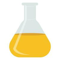 borraccia con giallo liquido vettore illustrazione