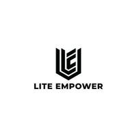 astratto iniziale lettera Le o EL logo nel nero colore isolato nel bianca sfondo. iniziali lettera EL logo design vettore illustrazione modello