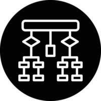 diagramma di flusso vettore icona design