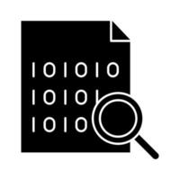 icona di crittografia dei file vettore