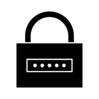 icona di blocco della password vettore