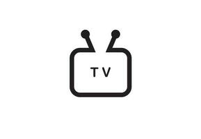 televisione icona vettore illustrazione grafico