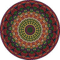 etnico luminosa mandala stile fiori modello. insolito fiore forma. orientale. anti stress terapia modelli. tessere design elementi vettore