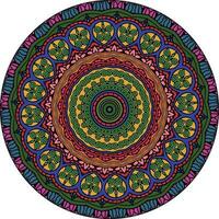 astratto colorato mandala sfondo . insolito fiore forma. orientale. anti stress terapia modelli. tessere design elementi vettore