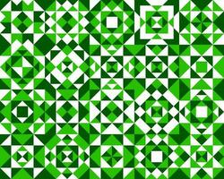 bianca e verde ceramica piastrella modello, mosaico pavimento vettore