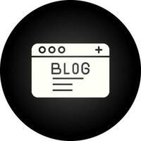 blog vettore icona