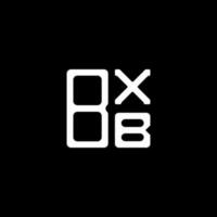 bxb lettera logo creativo design con vettore grafico, bxb semplice e moderno logo.