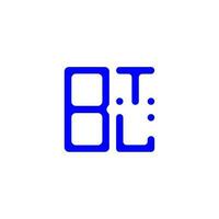 btl lettera logo creativo design con vettore grafico, btl semplice e moderno logo.