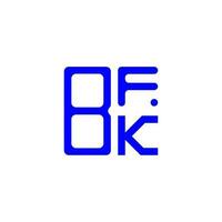 bfk lettera logo creativo design con vettore grafico, bfk semplice e moderno logo.