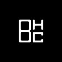 bhc lettera logo creativo design con vettore grafico, bhc semplice e moderno logo.