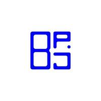 bpj lettera logo creativo design con vettore grafico, bpj semplice e moderno logo.
