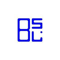 bsl lettera logo creativo design con vettore grafico, bsl semplice e moderno logo.