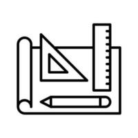 planimetria vettore schema icona . semplice azione illustrazione azione